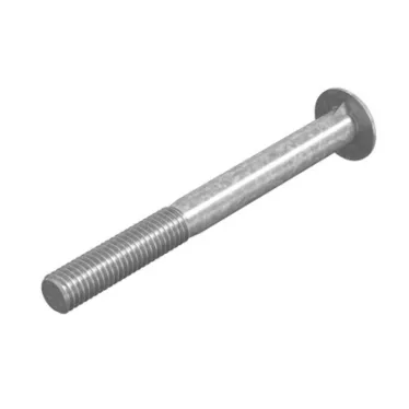 Болт М8х60 DIN 607 антивандальный с усиком, класс прочности 5.8, гальван. цинк