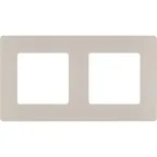 ETIKA Рамка 2 поста слоновая кость