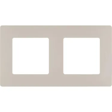 ETIKA Рамка 2 поста слоновая кость