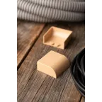 Заглушка (40х16) (4 шт) Plast под светлое дерево