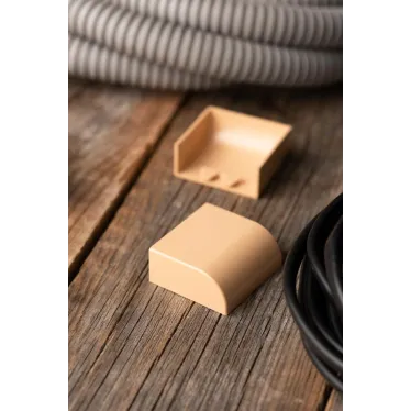 Заглушка (40х16) (4 шт) Plast под светлое дерево