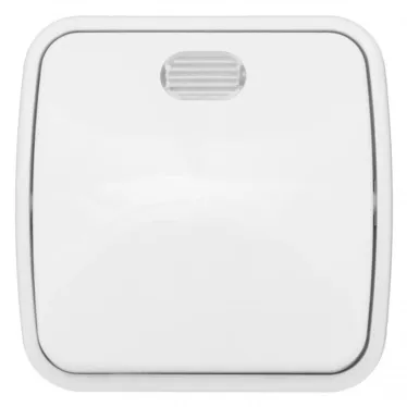 Выключатель Минск 1-клавишный ОП 10А с индикатором белый