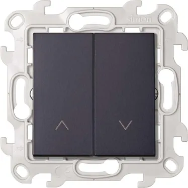 Выключатель жалюзи 10A 250В цвета графит S24 Harmonie