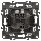 Выключатель с подсветкой, 10АХ-250В, Эра Elegance, сл.кость,14-1102-02