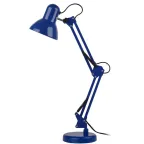 Настольный светильник N-214-E27-40W-BU Е27 с основанием синий