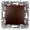 Выключатель, 10АХ-250В, б.л., Эра12, бронза,12-1001-13