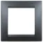 15 Рамка на 1 пост, графит