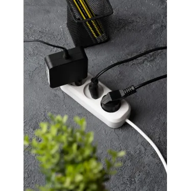 Удлинитель 'Эксперт' 3 гнезда 3 метра 10А/2.2кВт без заземления ПВС 2х0.75 PROxima