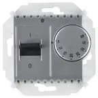 Регулятор для тёплого пола, с зондом, 16А, 230В, 3600Вт, 5-40град, IP20, алюминий