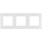 ETIKA Рамка 3 поста белая