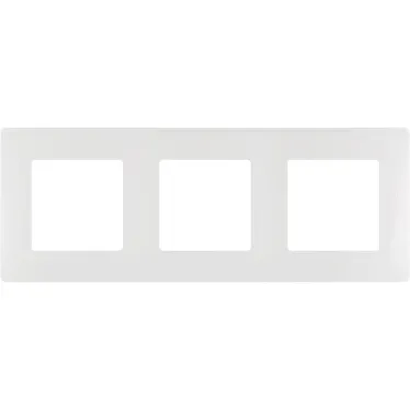 ETIKA Рамка 3 поста белая