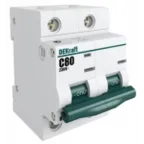 Выключатель автоматический двухполюсный 63А С ВА-201 10кА