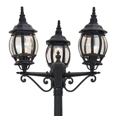 Светильник НТУ-3х100w столб Е27 IP44 черный