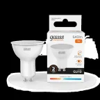 Лампа светодиодная LED 9 Вт 640 лм 3000К софит MR16 теплый GU10 AC 220В Elementary Gauss