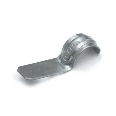 Скоба металлическая однолапковая СМО d12-13 для монтажного пистолета (без отверстий) (100 шт/уп)