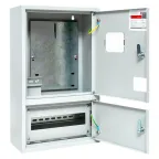 Щит учетно-распределительный навесной ЩУРн-3/15 с замком с окном IP31 БУР-3/15И