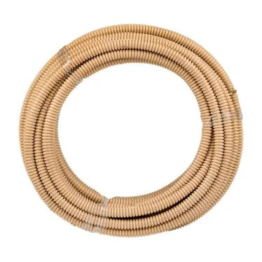 Труба гофрированная ПВХ с зондом под светлое дерево d16мм (25м) Plast PROxima