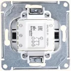 GLOSSA Выключатель трехклавишный сх.3 антрацит в рамку