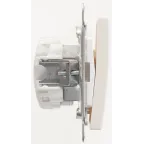 W59 Выключатель одноклавишный, 10АХ, механизм, слоновая кость