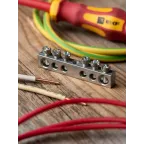 Шина PEN ноль-земля (6x9мм) 6 отв. цинк крепеж по центру