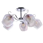 Светильник 11265-2/5 хром (Плафон 8310) НПБ 01-5х60-149 Е27 ИУ Светильник потолочный