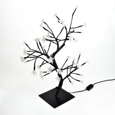 Дерево светодиодное "Сакура"  ULD-T3545-048/SBA PINK IP20 SAKURA   45 см. 48 диодов. Розовый свет. шнур черный | UL-00001401 | Uniel