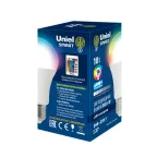 Лампа светодиодная LED-A60-10W/RGB/E27/REG PLS21WH LED с ИК сенсором. "груша", мат.. RGB свет. Пульт ДУ (н/к) | UL-00006530 | Uniel