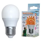 Лампа светодиодная LED-G45-6W/4000K/E27/FR/RA95 PLK01WH LED. «шар», мат.. 4000К . | UL-00006533 | Uniel