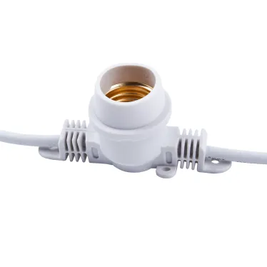 Гирлянда Белт-лайт 10м + 1,5м сетевой шнур 40 патронов E27 шаг 25см Белая UDL-K110 40/E27/10M IP65 WHITE BELT-LIGHT