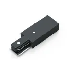 Адаптер питания для подключения светильников к трековой системе к сети черный | TR113 | Gauss