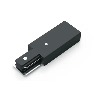 Адаптер питания для подключения светильников к трековой системе к сети черный | TR113 | Gauss