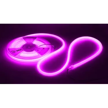 Лента светодиодная термостойкая для бани LS2835-9,6-120-24-V-IP68-3 year-5m (фиолетовый) ЭРА