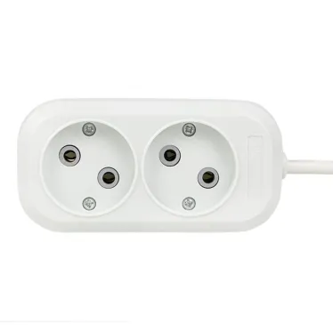 Удлинитель 'Эксперт' 2 гнезда 3 метра 10А/2.2кВт без заземления ПВС 2х0.75 PROxima