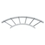 Угловая секция 90° лестничного лотка 60х500 мм R-500 мм