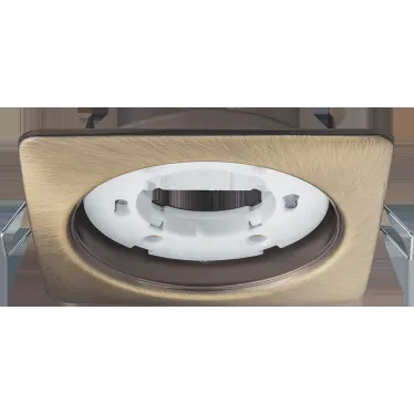 Светильник встраиваемый под лампу GX53 NGX 93 025 NGX-S2-007-GX53 (Квадрат черненая бронза) | 93025 | Navigator