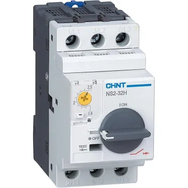 Выключатель автоматический защиты двигателя NS2-32H 0.25-0.4А с поворотной ручкой (R) | 253594 | CHINT