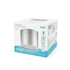 Светильник светодиодный декоративный бытовой с рассеивателем HD020 10W (хром сатин) 4100K 88х75мм | HD020 | Gauss