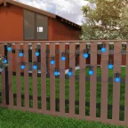 Гирлянда светодиодная "Белт Лайт" серия Holiday, 10 ламп, 7,7 м, IP44, синий, 1/6 | HL063 | Gauss