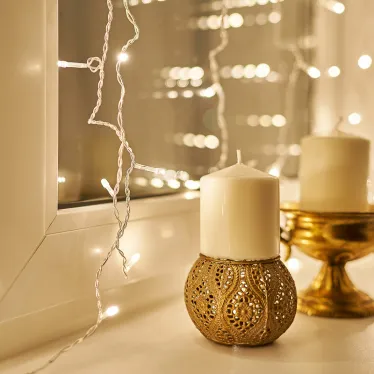 Гирлянда "Светодиодный Дождь"  1,5х1,5м, свечение с динамикой, прозрачный провод, 230 В, диоды ТЕПЛЫЙ БЕЛЫЙ | 235-036 | NEON-NIGHT