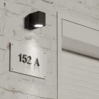 Светильник садово-парковый Cube настенный архитектурный, GU10, 67*92*80mm, 170-240V / 50Hz, 2xMax.35W, IP54 | GD158 | Gauss