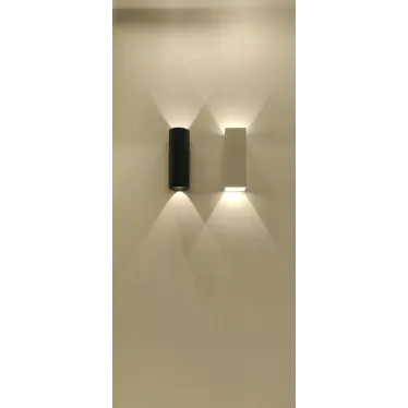 Cветильник светодиодный WL-Cube настенный10W 3000K 80х80х230 мм угол 60° IP54 RAL9010 белый муар | V1-R5-Y0513-21000-5401030 | VARTON