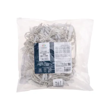 Гирлянда модульная  "Дюраплей LED"  20м  200 LED  белый каучук Белая | 315-145 | NEON-NIGHT