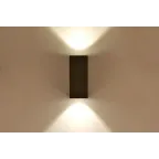 Cветильник светодиодный WL-Cube настенный 10W 3000K 80х80х230 мм угол 60° IP54 RAL9005 черный муар | V1-R5-91513-21000-5401030 | VARTON