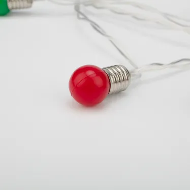 Гирлянда светодиодная Мини-лампочки 1.5 м, 10 LED, прозрачный ПВХ, цвет свечения мультиколор, 2 х АА (батарейки не в комплекте) | 303-074 | NEON-NIGHT