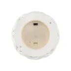 Декоративный фонарь со свечкой, плетеный корпус, белый, размер 14х14х16,5 см, цвет теплый белый | 513-057 | NEON-NIGHT