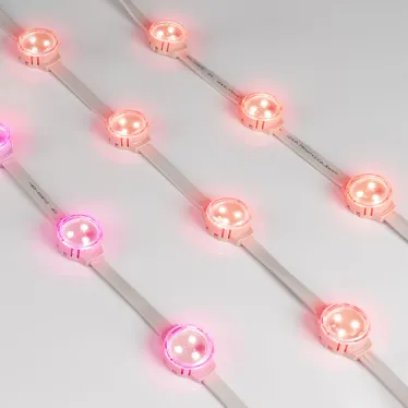 Модуль управляемый SOLEX-SPI-3535-3-12V RGB 120deg (D30x16mm, 0.75W, IP67) | 029240 | Arlight