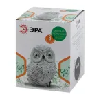 Садовый светильник Полярная сова на солнечной батарее, полистоун, 19 см