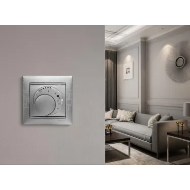 VALENA Термостат для теплых полов алюминий