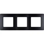 ETIKA Рамка 3 поста антрацит