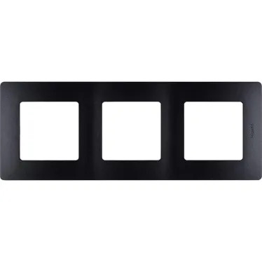 ETIKA Рамка 3 поста антрацит